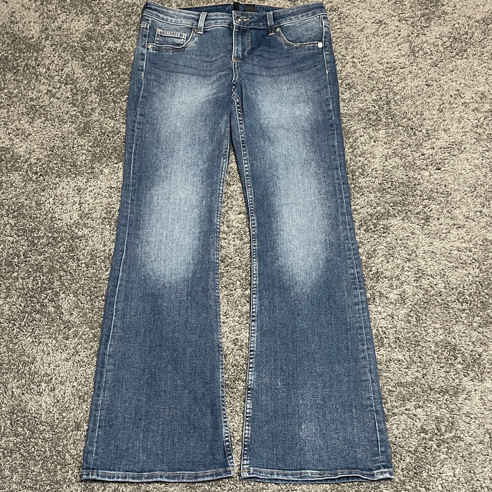 H&M Classic Blue Wide Leg Jeans